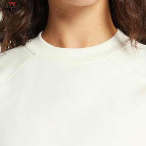 2026 Autumn Casual Streetwear Printed <b>Drop</b> Shoulder Breathable Windproof Woven Women's Sweatshirt Customized Colors Front Logo - Product Image 2