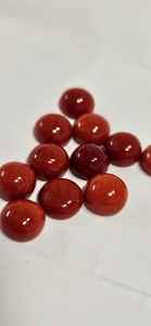 ปะการังแดงธรรมชาติอิตาลี ทรงกลมขนาด 9 มม. คุณภาพดี สำหรับทำเครื่องประดับ - Product Image 3