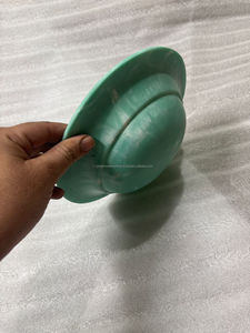 Prix réduits Bols de service en résine de couleur ambre hautement polis faits à la main nouveau design en forme et couleur de taille personnalisée - Product Image 2