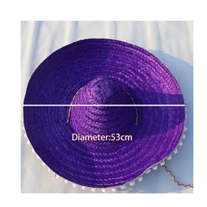 Handmade <b>Straw</b> Mexican <b>Hat</b> Bulk Wholesale Beach <b>Hat</b> Vietnam Supplier Export - Product Image 3