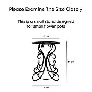 Mini support de plante en métal décoratif pour balcon, salon et bureau à bas prix, vente en gros - Product Image 2