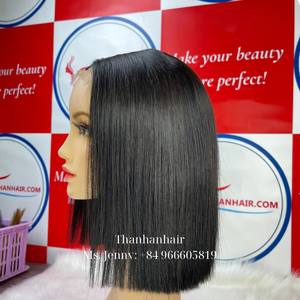 Wholesale Price 2024!!! Human <b>Hair</b> <b>Extensions</b> <b>Wig</b> with Lace 100% Vietnam Human <b>Hair</b> Raw <b>Hair</b> - Product Image 6