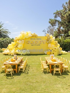 Chaises pour enfants en rotin faites à la main pour la location d'événements, fêtes d'anniversaire, cérémonies de mariage, décoration d'événements bohèmes naturels - Product Image 6