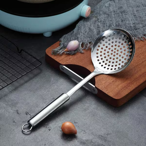 Stainless Steel spoon Eco-friendly Non-Stick Food Grade Reusable Strainer Basket Kitchen <b>Colander</b> Utensil for Drink Ice Brew - Product Image 1