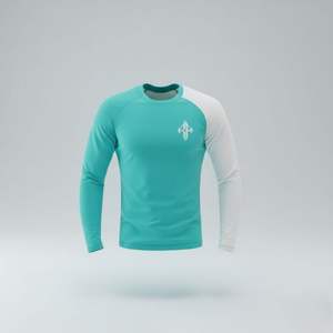 เสื้อแรชการ์ดแขนยาวคุณภาพพรีเมียม ปี 2026 ผลิตจากโพลีเอสเตอร์ 100% ระบายอากาศได้ดี  ออกแบบได้ตามต้องการ โดย RIVIAN ATLANTIC - Product Image 1