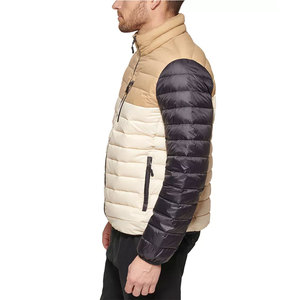 Venta Directa de Fábrica, Chaqueta de Burbujas para Hombre, Estilo Casual con Paneles de Color, Alta Calidad, Transpirable, Cuello Alto, Ropa de Invierno - Product Image 3