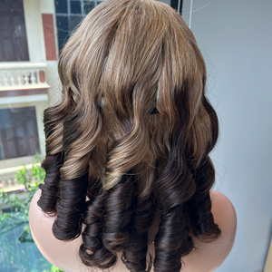 Vente en gros d'extensions de cheveux humains vietnamiens 100% Super qualité pour cheveux blonds mixtes bruns rebondissants bon prix - Product Image 6