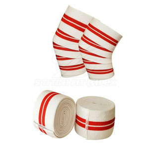 <b>Knee</b> Wraps for Daily Workout Strong <b>Elastic</b> <b>Support</b> for Gym Training Squats Weightlifting Comfortable Fit - Product Image 5