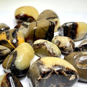 Pierres Roulées Septariennes Naturelles, Cristal de Guérison Poli, Style Amour, Écologiques, 2-3cm, pour Décoration Maison, Mariage, Énergie Reiki - Product Image 3