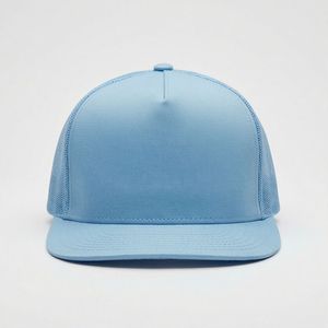 Casquette de baseball bleu clair unie, style décontracté, nouvelle collection, unisexe, chic et adaptable en coton - Product Image 1