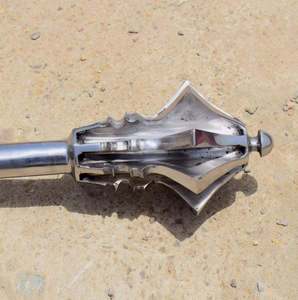 Maza Medieval Hecha a Mano de Acero al Carbono Pulido de Alta Calidad, Forjada a Mano, para Recreación Histórica de Caballeros, Fiesta de Halloween - Product Image 6