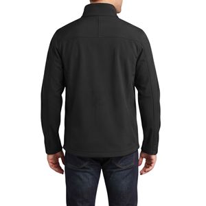 Veste Softshell noire résistante aux intempéries, coupe-vent, fermeture éclair intégrale, minimaliste, tactique, veste d'hiver protectrice - Product Image 2