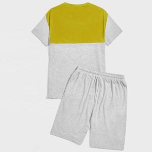 Ensembles de shorts d'été pour hommes en gros, échantillon gratuit, t-shirts de haute qualité, vêtements de sport, ensembles de shorts de compression pour hommes - Product Image 4