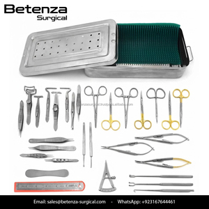 Juego de Instrumentos para Microblefaroplastia, 30 Piezas, Acero Inoxidable Alemán, Cirugía Plástica Oftalmológica, Venta al Por Mayor OEM - Product Image 3