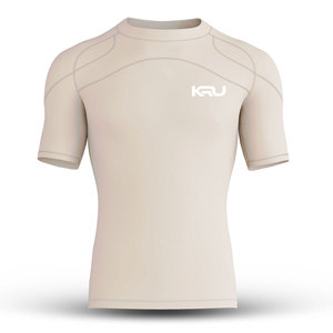 Camiseta de Compresión Deportiva de Alto Rendimiento, Tejida, Ajustada, Transpirable, de Secado Rápido, para Correr y Entrenar - Product Image 1