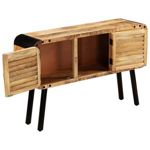 Aparador de madera de mango macizo 47,2 \ "x 11,8 \" x 29,9 \ "--- Solución de almacenamiento elegante y duradera - Product Image 6