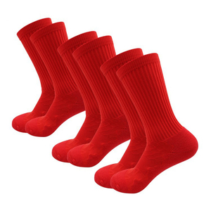 Best Quality Men's Youth Athletic <b>Breathable</b> Patchwork Cuff Logo Knee <b>Socks</b> Wool / Cotton Custom OEM Autumn - Product Image 5