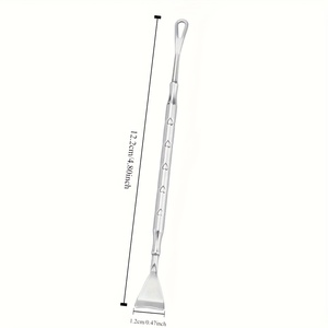 Outil professionnel pour éliminer les points noirs, nettoyeur de pores à double extrémité, extracteur d'acné, outil de soin du visage pour un nettoyage en profondeur - Product Image 4