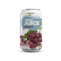 Vietnam Groothandel 330ml blikje Tropisch Fruit Sap Private Label Watermeloen Druif Puur 100% Zuiverheid Versgeperst ISO/HALAL HACCP