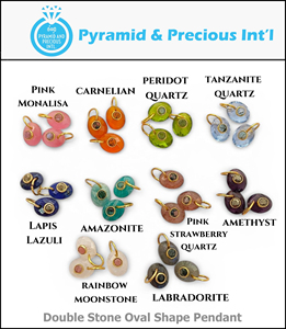 ลาพิส ลาซูลี และไพไรต์ จี้หินคู่เงินแท้ชุบทอง สร้อยคอพร้อมต่างหู - Product Image 6