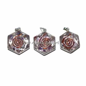 Choko-reiki ชุดจี้ไม้จักระ7ชุดแกะสลักจี้อัญมณีธรรมชาติจี้อาเกตฮวงจุ้ยสไตล์รักการรักษา - Product Image 5