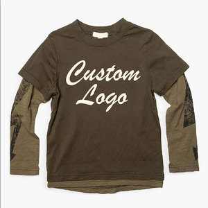 เสื้อยืดแขนยาวทรงโอเวอร์ไซส์แบบสองชั้น สไตล์ใหม่ สำหรับผู้ชายและผู้หญิง - Product Image 6