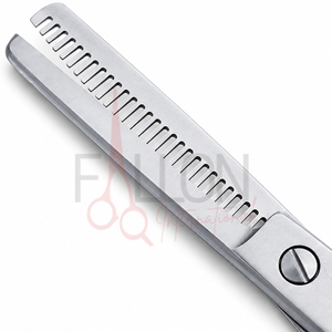 Silver Hair Thinning <b>Scissors</b> Professional Texturizing Shears Stainless Steel Barber Salon <b>Scissors</b> - Product Image 3