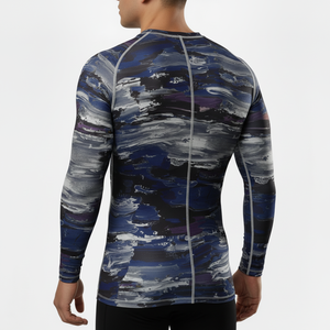 Rashguard professionnel MMA pour hommes, respirant, séchage rapide, polyester et nylon écologiques, vêtements de sport pour tous les sports en plein air - Product Image 3