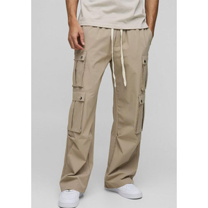 กางเกงขายาวผู้ชายแบบมีซิป OEM สำหรับปีนเขา มีกระเป๋าหลายช่อง เหมาะสำหรับเดินป่าและสวมใส่ลำลอง - Product Image 1