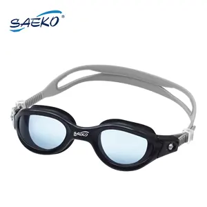 SAEKO adult comfortable large vision CP lens silicone swimming goggles gafas de natacion kacamata renang ISO 18527-3:2020 CE