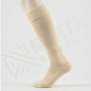Knee High <b>Socks</b> Geometric Pattern Breathable Knitted Cotton Blend Adult Casual Daily Wear Regular Style - Product Image 3