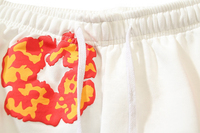 Shorts en jean unisexe personnalisés, style streetwear, déchirés, à ourlet brut, imprimés, confortables, tendance, pour l'été