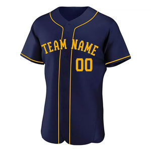 Proveedor de Uniformes Deportivos de Poliéster Transpirable con Logotipo Personalizado al por Mayor para Camisetas de Béisbol - Product Image 3