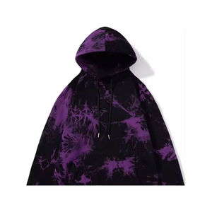 Sudaderas con Capucha Tie Dye Personalizadas para Hombre, 100% Algodón, Forro Polar Cosido, Ropa Casual Personalizada, Antiarrugas, Transpirable y Cómoda - Product Image 1