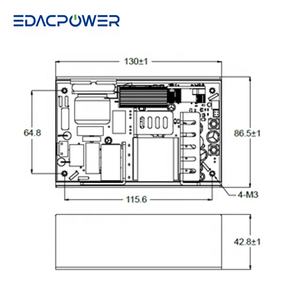 EDAC POWER Fuentes de Alimentación Industriales de Bastidor Abierto Serie EPM1350L, 24V 350W 500W 14.58A 20.83A MAX, IEC60601 y 2xMOPP, 89-92% - Product Image 3