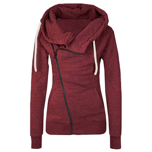 Sudadera con capucha al por mayor con cremallera, unisex, corte ajustado, negra, de felpa francesa, informal, para otoño, transpirable, de longitud regular - Product Image 5