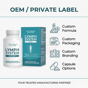 Lymph Detox Capsules Herbal Dietary Supplement for Body Cleanse Private Label OEM - Product Image 5