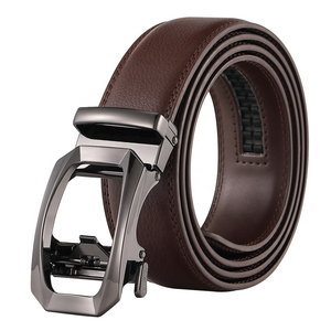 Ceinture en cuir de vachette personnalisée, design sur mesure, boucle carrée en acier, motif écossais, robuste, légère et écologique - Product Image 4