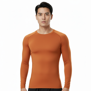 Custom Made Wholesale Breathable MMA Rash Guard Sleeve Training <b>Compression</b> <b>Shirt</b> <b>for</b> <b>Mens</b> Shorts Leggings - Product Image 3