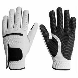 Guantes de Golf Personalizados de Color Sólido con Correa Ajustable, Más Vendidos, 100% Cuero de Primera Calidad, Guantes Deportivos de Golf - Product Image 1