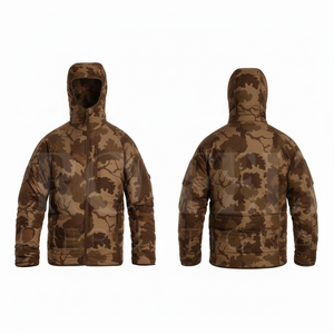 Veste à capuche camouflage imperméable légère et coupe décontractée, taille personnalisée, coupe-vent, veste décontractée d'extérieur personnalisée pour hommes - Product Image 3