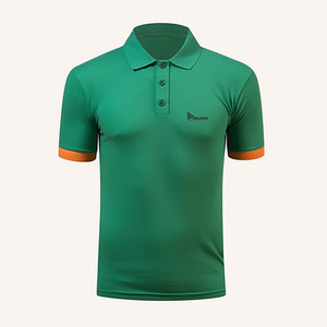 เสื้อเชิ้ตแขนสั้นสีแดงสำหรับผู้ชาย ระบายอากาศได้ดี แห้งเร็ว ผลิตจากผ้าฝ้าย 100% เหมาะสำหรับเล่นกีฬา - Product Image 2