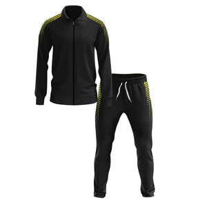 Mens Lightweight <b>Polyester</b> <b>Tracksuit</b> Slim Fit Athletic Performance Wear Professional Gym Skinny <b>Tracksuit</b> for Men Breathable Set - Product Image 1