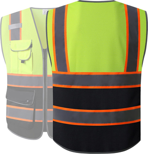 Uniformes de Trabajo de Alta Calidad, Chaleco de Seguridad Ligero y Reflectante para la Construcción, Proveedor Profesional - Product Image 6
