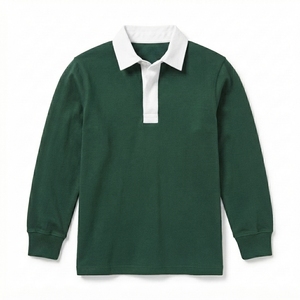 Camiseta de Rugby de Punto con Rayas Tradicionales Personalizada de Alta Calidad, Venta al por Mayor, 300 g/m², Mangas Largas, Jersey de Rugby de Peso Pesado - Product Image 1