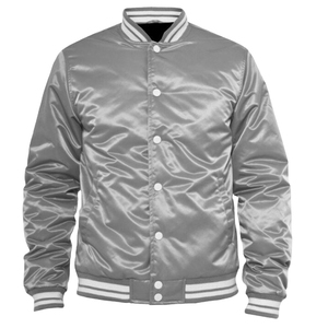 Wholesale Custom Letterman Silk <b>Jackets</b> <b>Men</b> Quality <b>Baseball</b> Satin Varsity <b>Jacket</b> - Product Image 2