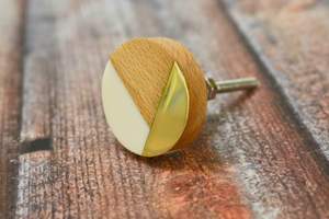 Tirador Redondo Minimalista de Madera - Ecológico y Apto para Horno - Product Image 2