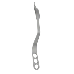 Elevador retractor de palanca ósea curva para cadera, instrumento quirúrgico ortopédico con punta afilada de 11 mm, herramienta de acero inoxidable con mandíbula de 3.7 mm de ancho y 20 mm de longitud. - Product Image 5