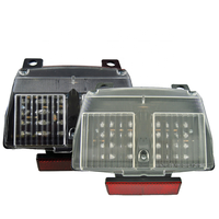 Luz Trasera LED Integrada de 12V con Certificación E-MARK y Lente Ahumada, Plug & Play para Motocicletas Ducati 996 916 748 998 1994-2004