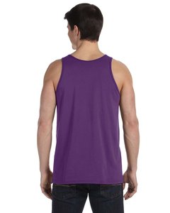 Men's <b>Neon</b> Yellow Breathable Polyester Digital Printed Sleeveless Tank <b>Top</b> V-Neck Solid Color Knitted Casual Fit - Product Image 6